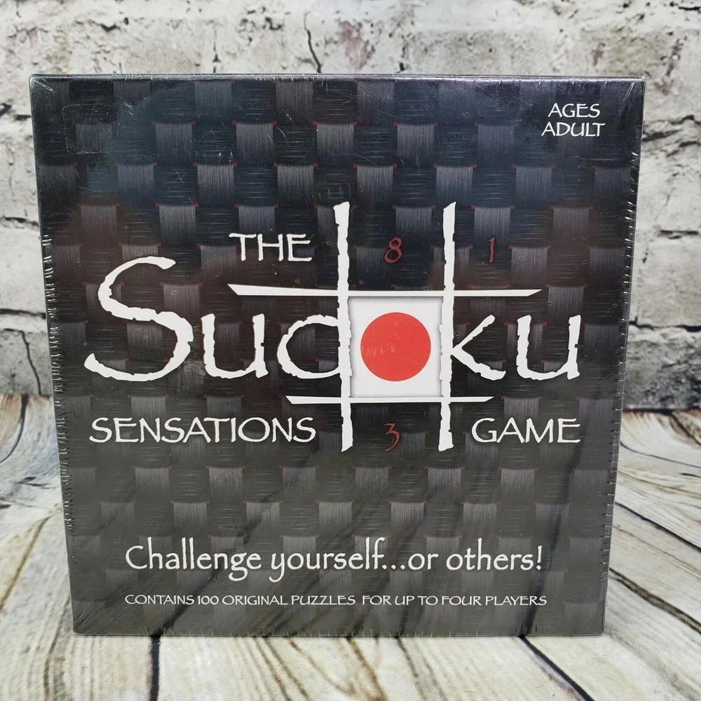 The Sudoku Sensations Game 2005 - 100 Original Puzzles 1-4 Players‎ - NEW Sealed
